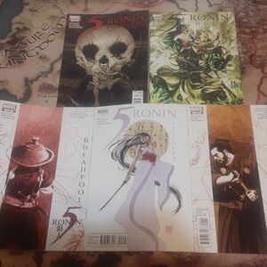 5 Ronin #1 2 3 4 5 Complete Set  Variants Aja Psylocke Deadpool Marvel Comic by